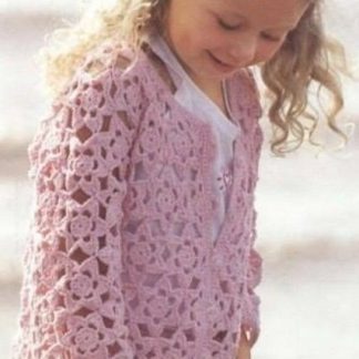 A photo of 9th Kids Wear -crochet jacket for a girl
