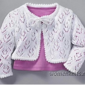 A photo of 11th Kids Wear -knitted jacket for a girl