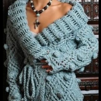 A photo of 14th cardigan, crochet