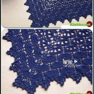 A photo of a 9th shawl, crochet