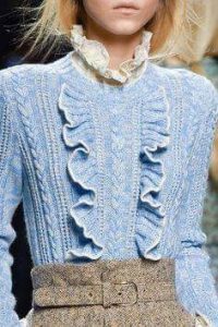 A photo of a 11th sweater, for lady, knitted