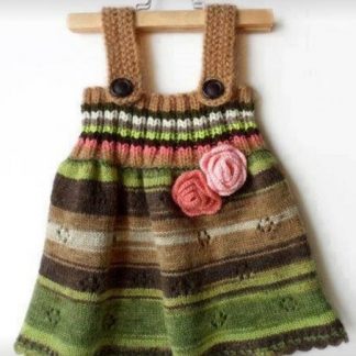 Kids Wear. A photo of 19th dress, knitted