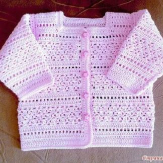 24-th Kids Wear, A photo of the sweater for a boy, crochet