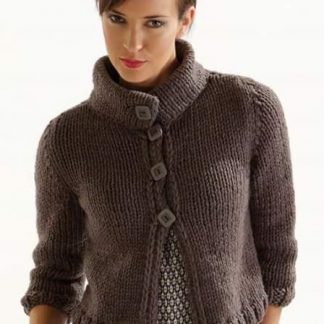 A photo of 19th cardigan, knitted