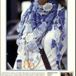 A photo of 17th shawl, crochet