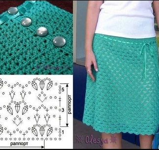 A photo of 17th skirt, crochet