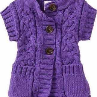 30th Kids Wear. A photo of girl's vest, knitted