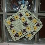 A photo of 13th misc -crochet kitchen napkins