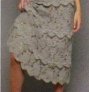 A photo of 29th skirt, crocheted