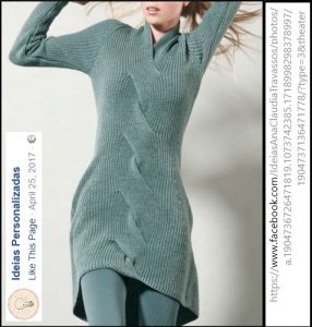 A photo of 27th sweater, knitted