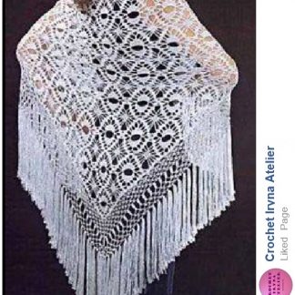 A photo of 34th shawl, crochet