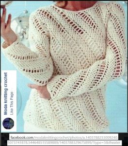 A photo of 32nd sweater, crochet
