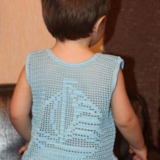A 37th photo of Kids Wear, nice top, back view