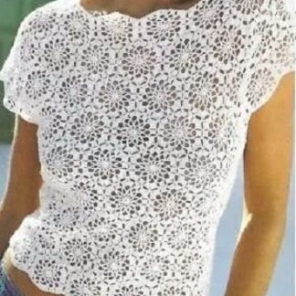 A photo of 40th blouse, crochet