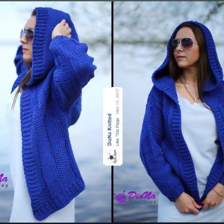 A photo of 41st cardigan, knitted