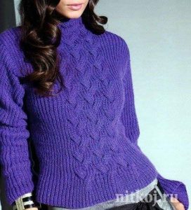 A photo of 39th sweater, knitted