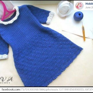 A 54th photo of Kids Wear, crochet a dress for a girl