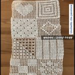 A photo of a misc 51st, blanket, crochet 2nd motif