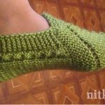 A photo of a misc 55th, shoes, knitted