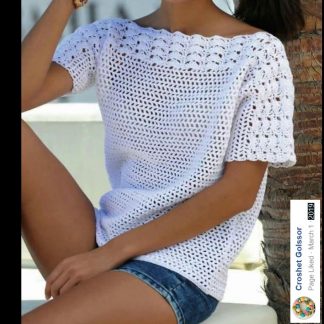 A photo of 47th blouse, crochet