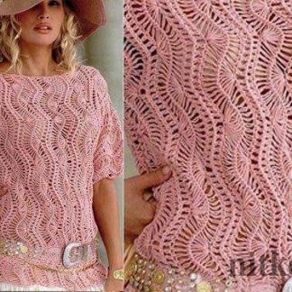 A photo of 51st blouse, crochet