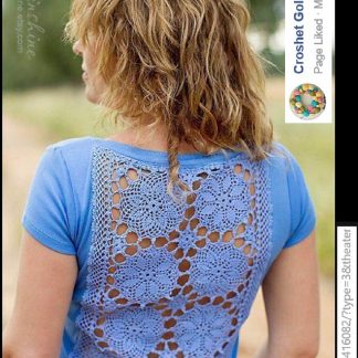 A photo of 55th blouse, crochet