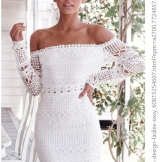 A photo of 47th dress, crochet