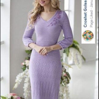 A photo of 48th dress, knitted