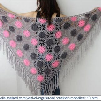 A photo of the 46th shawl, crochet