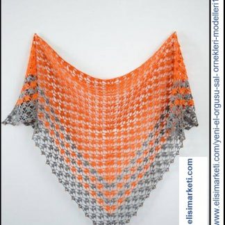 A photo of the 50th shawl, crochet