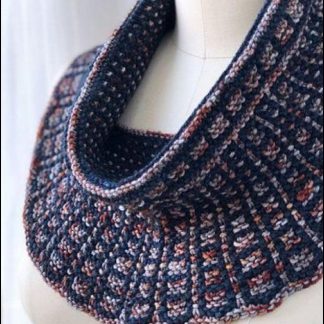 A photo of the 53rd of the shawls - scarf, knitted