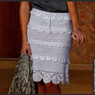 A photo of the 54th skirt, crochet