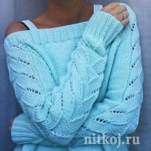 A photo of 46th sweater, knitted