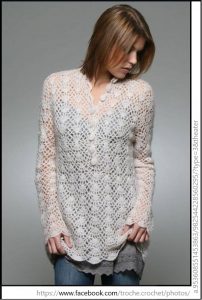 A photo of 49th sweater, crochet