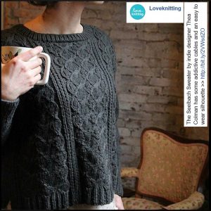A photo of the 52nd sweater, knitted