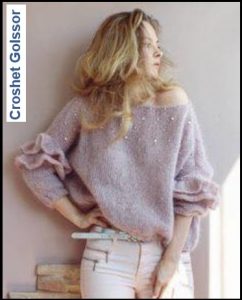 A photo of the 55th sweater, knitted