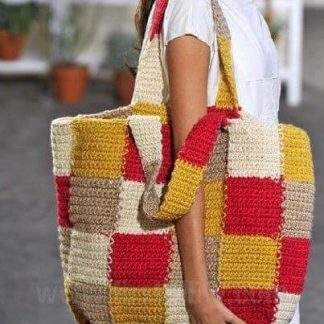 A photo of 57th bag, crochet