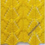 A photo of 62nd pattern, knitted