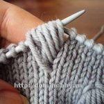 A photo of 63rd pattern, step 1, knitted