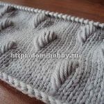 A photo of 63rd pattern, step 8, knitted