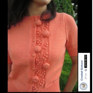 A photo of 62nd blouse, knitted
