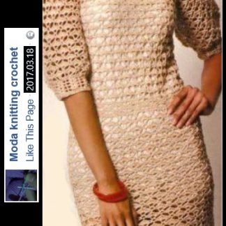 A photo of 64th dress, crochet
