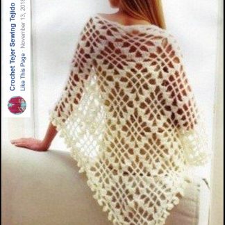 A photo of the 62nd shawl, crochet
