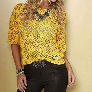 A photo of 74th blouse, crochet