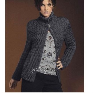 A photo of 72nd cardigan, knitted
