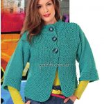 A photo of 73rd cardigan, knitted