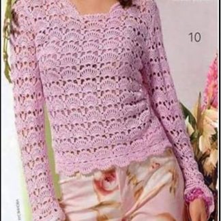 A photo of 80th blouse, crochet
