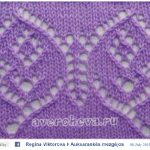 A photo of 81st pattern, knitted butterfly