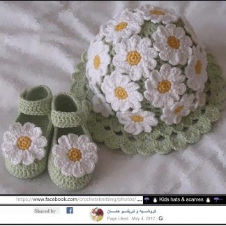 94th of Kids Wear, a photo of a hat and shoes for a baby, crochet
