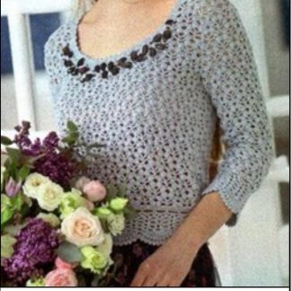 A photo of 92nd blouse, crochet